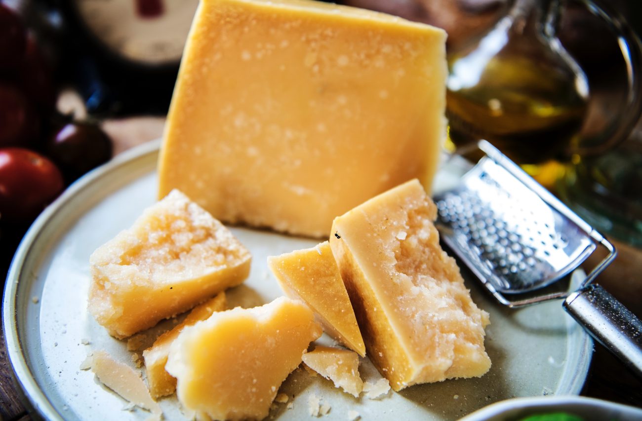 Gereifter Parmesan
