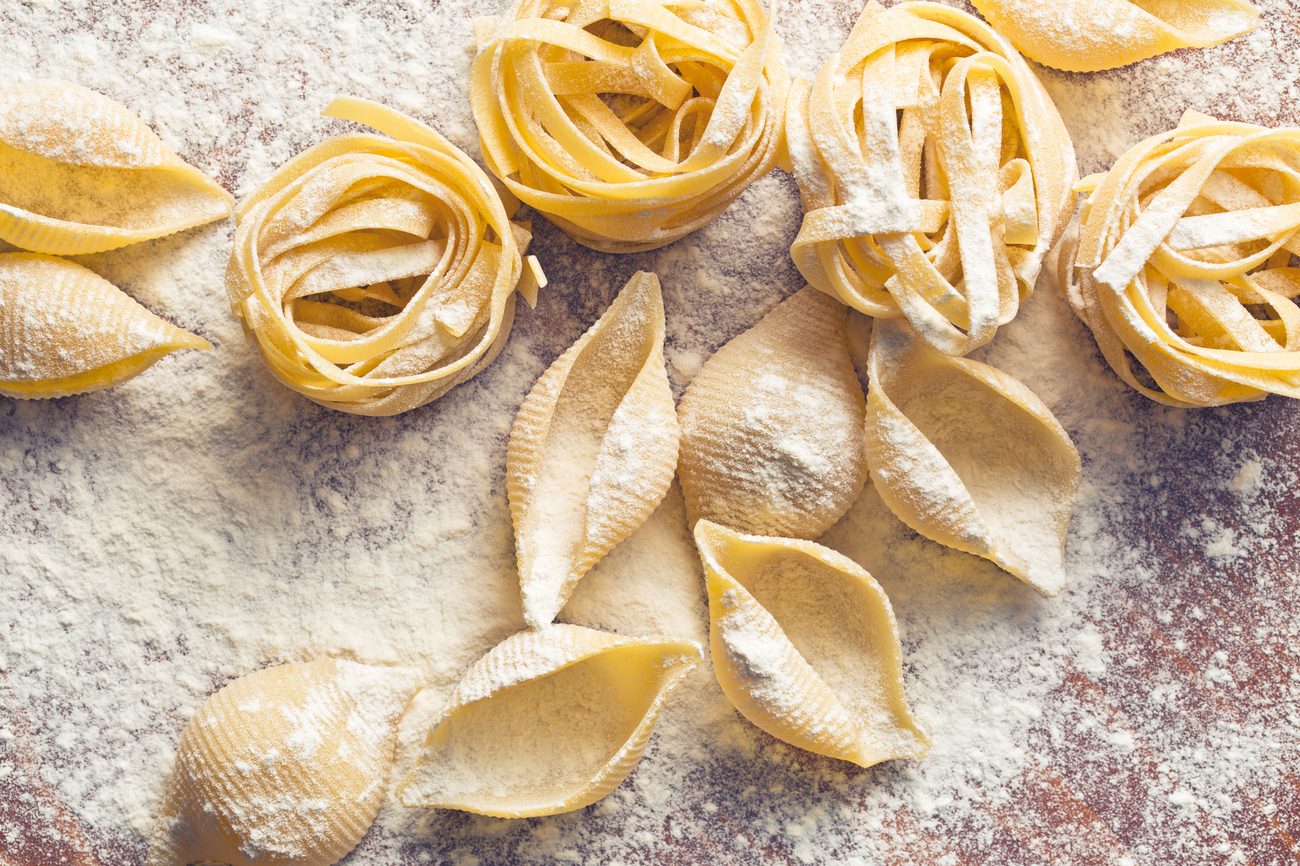 Frische, hausgemachte Pasta